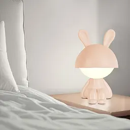Світильник-нічник Kite LED з акумулятором Cute Bunny персиковий (K25-316-1-4) - мініатюра 4