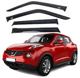 Дефлектори вікон вітровики для Nissan Juke (YF15) 2010-2019 Скотч 3M Voron Glass