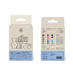 Набір кольорових лінерів, 24 кол., 24 set Basic set, 99IDEAS - мініатюра 2