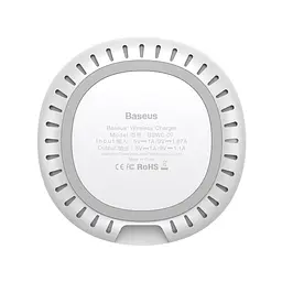 Бездротовий зарядний пристрій Baseus UFO White (WXFD-02) - мініатюра 3