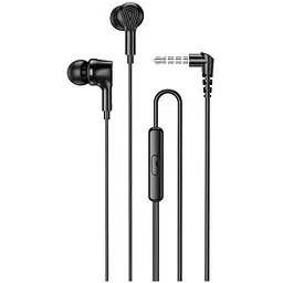 Дротові навушники Hoco M102 Ingenious universal earphones with microphone, 3.5mm, 1.2m, black