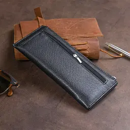 Гаманець ST Leather Зі шкіри унісекс Чорний (19324) - мініатюра 7