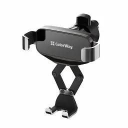 Універсальний автотримач ColorWay Gravity Mechanical Car Mount Black (CW-CHG18-BK) - мініатюра 2