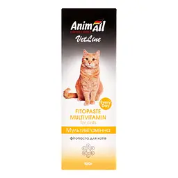 Фітопаста AnimAll VetLine Multivitamin для котів, 100 г (150568) - мініатюра 2