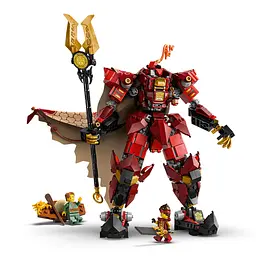 Конструктор LEGO Ninjago Робот Вогняного Лицаря 996 деталей (71846) - мініатюра 9