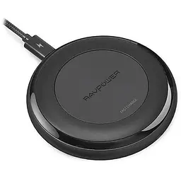 Швидкий бездротовий зарядний пристрій RAVPower 10W Fast Wireless Charger RP-PC070