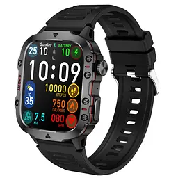 Смарт-годинник Smart Expert Nano Rubber 2 ремінці Чорний (3204)