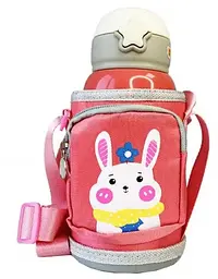 Дитячий термос - поїлка в сумці з чашкою 3 в 1 600 ml Mumlove Рожевий