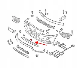 Кріплення Absorbera 51117276426 BMW X3, X4 F25, F26 (каталожний номер 5111727642651117276426) - мініатюра 4