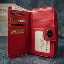 Жіночий гаманець Tony Perotti Swarovski 1655A marlboro (90001) червоний - мініатюра 2