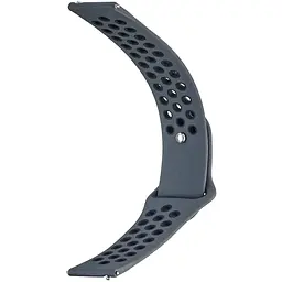 Ремінець Nike Sport 20 mm Watch Active/Galaxy S4 42 mm/Gear S2/Xiaomi Amazfit Сірий/Blac