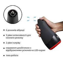 Преміальний мастурбатор Otouch CHIVEN 3, 6 режимів, 3 рівні інтенсивності, підігрів, джойстик - мініатюра 3