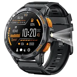 Розумний смарт годинник UWatch Smart GPS Max 2 ремінці Чорний (2385958966) - мініатюра 2