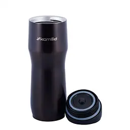 Термокухоль Kamille KM-2050 450 мл коричневий - мініатюра 3