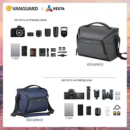 Сумка Vanguard Vesta Aspire 25 Navy (Vesta Aspire 25 NV) - мініатюра 3