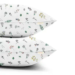 Набір наволочок Cosas Wildflowers 40х60 см білий (SetPillow_FoliageBirds_40x60) - мініатюра 2