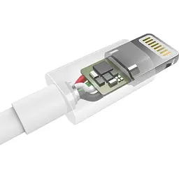 Кабель Choetech Lightning USB 2.0 AM to Lightning 1.8m White (IP0027-WH) - мініатюра 5