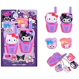 Набір дитячих рацій Hello Kitty, змінні накладки Kuromi та її друзі, 18x6x28 см, 8803