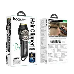 Машинка для стриження HOCO HP20 з цифровим дисплеєм до 4 годин чорна - мініатюра 7