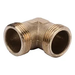 Кутник латунний 1″ЗР х 1″ЗР ливарний 127Б 000012466 - мініатюра 3