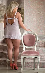 Сексуальний комплект Softline Collection Bianca XL білий - мініатюра 2