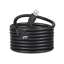 Дата кабель USB 2.0 AM/AF 1.8m black ColorWay (CW-CBUF076-BK) - мініатюра 2