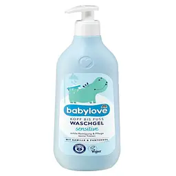 Гель для миття Babylove Sensitive 500мл