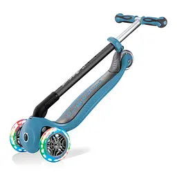 Самокат Globber Go Up Deluxe Lights LED 5 в 1, блакитний (646-200) - мініатюра 7