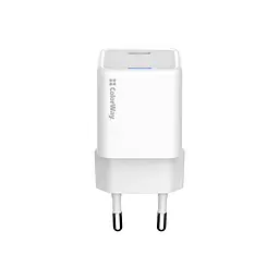 Зарядний пристрій ColorWay GaN Mini 25 Вт порт PD PPS USB-C білий (CW-CHS052PD-WT) - мініатюра 3