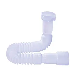 Гнучка труба Waterstal АС-10152 1 1/4″x40/50 з гайкою 1350мм 000013277, Білий