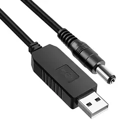 USB кабель для роутера от повербанка DC 5V-9V/12V