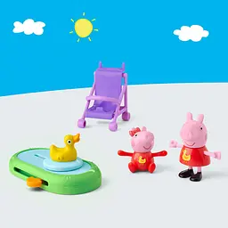 Ігровий набір PEPPA FIGURINES серії "Моменти з Пеппою" – СЕСТРИЧКИ НА ПРОГУЛЯНЦІ Peppa Pig G0528 - мініатюра 6