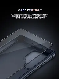 Захисне скло для Samsung Galaxy S25 Ultra 5G, Supreme Black Icon, повноекранне загартоване скло 9H, 3D, протиударне, ультратонке, глянцеве, з олеофобним і жировідштовхуючим покриттям, з сіточкою на динамік, преміум, ArmorStandart (ARM84629) - мініатюра 6