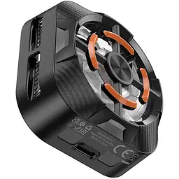 Охолоджуючий кулер для мобільного телефону Borofone BG15 Travel magnetic Black - мініатюра 4