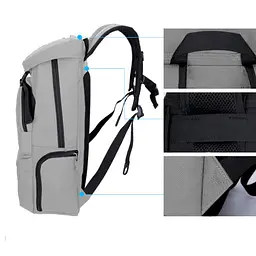 Рюкзак Tigernu T-B3210 15.6" 20 л світло-сірий [121149] - мініатюра 5
