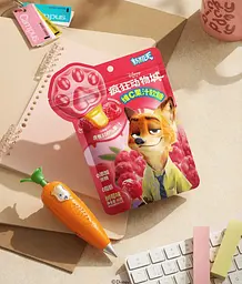 Жувальні цукерки Xinqitian Disney Zootopia Raspberry Candy 75г - мініатюра 4