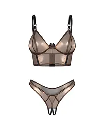 Комплект Obsessive Soranna L/XL (бронзовий) - мініатюра 10