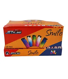 Запальнички Smile Turbo Jet ЗСУ Тризуб блок 25 шт - мініатюра 3