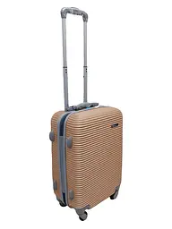 Валіза маленька S ABS-пластик Milano bag 004 56,5×39×24см 40л Шампань - мініатюра 2