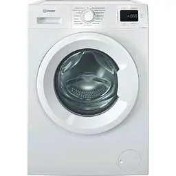 Пральна машина Indesit IM 600 MY TIME UA, White, 6 кг, фронтальна, 15 програм, дисплей, 1000 об/хв, дисплей, пара, інвертор, клас енергоспоживання A+++, 84.5x60x44.6 см