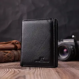 Чоловічий шкіряний гаманець ST Leather 9,3х12х2 см acs0028294 - мініатюра 7