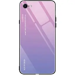 Чохол бампер Primo Gradient Glass для Apple iPhone 7 / iPhone 8 / SE 2020 / SE 2022 Pink - мініатюра 2