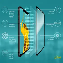 Скло захисне Piko Full Glue Apple iPhone 11 (1283126496066) - мініатюра 3
