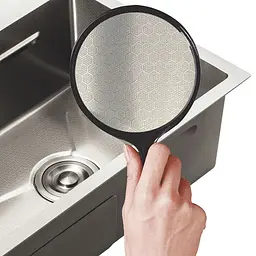 Кухонна мийка з нержавіючої сталі Zerix ZH6845-SET-05 Decor Nano-Silver ZM5589, Нержавіюча сталь - мініатюра 3
