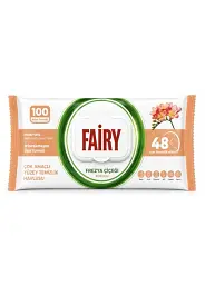 Універсальні вологі серветки для прибирання поверхонь Fairy  з ароматом квітки фрезії,, 100 шт. duplication
