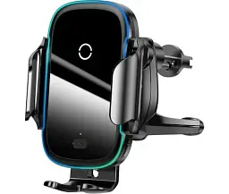 Автомобільний тримач холдер із БЗП Baseus Light Electric Holder WXHW03-01 Black - мініатюра 2