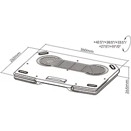 Підставка для ноутбука GamePro CP1540 [111014] - мініатюра 9