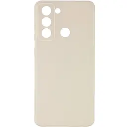 Силіконовий чохол Candy Full Camera для TECNO Pop 5 LTE Бежевий / Antique White