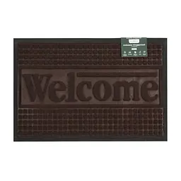 Килимок придверний Eco Fabric Welcome з кромкою коричневий 40 х 60 см (4060-116)