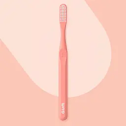 Зубна щітка GUM Classic Bio-Based Handle повна м'яка рожева - мініатюра 4